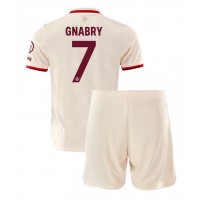 Maglie da calcio Bayern Munich Serge Gnabry #7 Terza Maglia Bambino 2024-25 Manica Corta (+ Pantaloni corti)